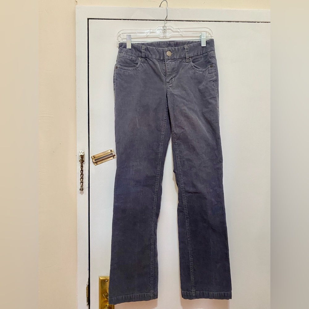 J. Crew Gray Favorite fit corduroy pants, size 00S